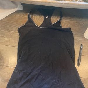 Lululemon black workout tank